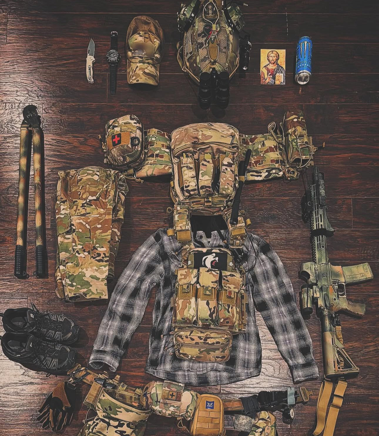Redemption Tactical Archangel 2.0 full kit armor combo with lightweight Level IV front/back plates and Level IIIA placard.