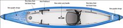 Backcountry Sportsman RazorLite™ 393rl inflatable kayak in Pro Carbon Solo Package, featuring sleek design and durable construction.