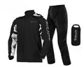 Bean's Moto Booth SULAITE™ split-type motorcycle raincoat suit, waterproof raincoat for motorcyclists, shown in green with reflective details.