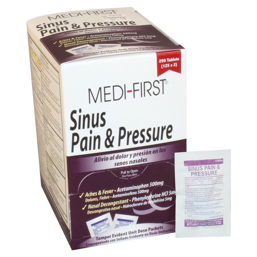 Sinus Pain & Pressure - 250 Per Box - We The Collective