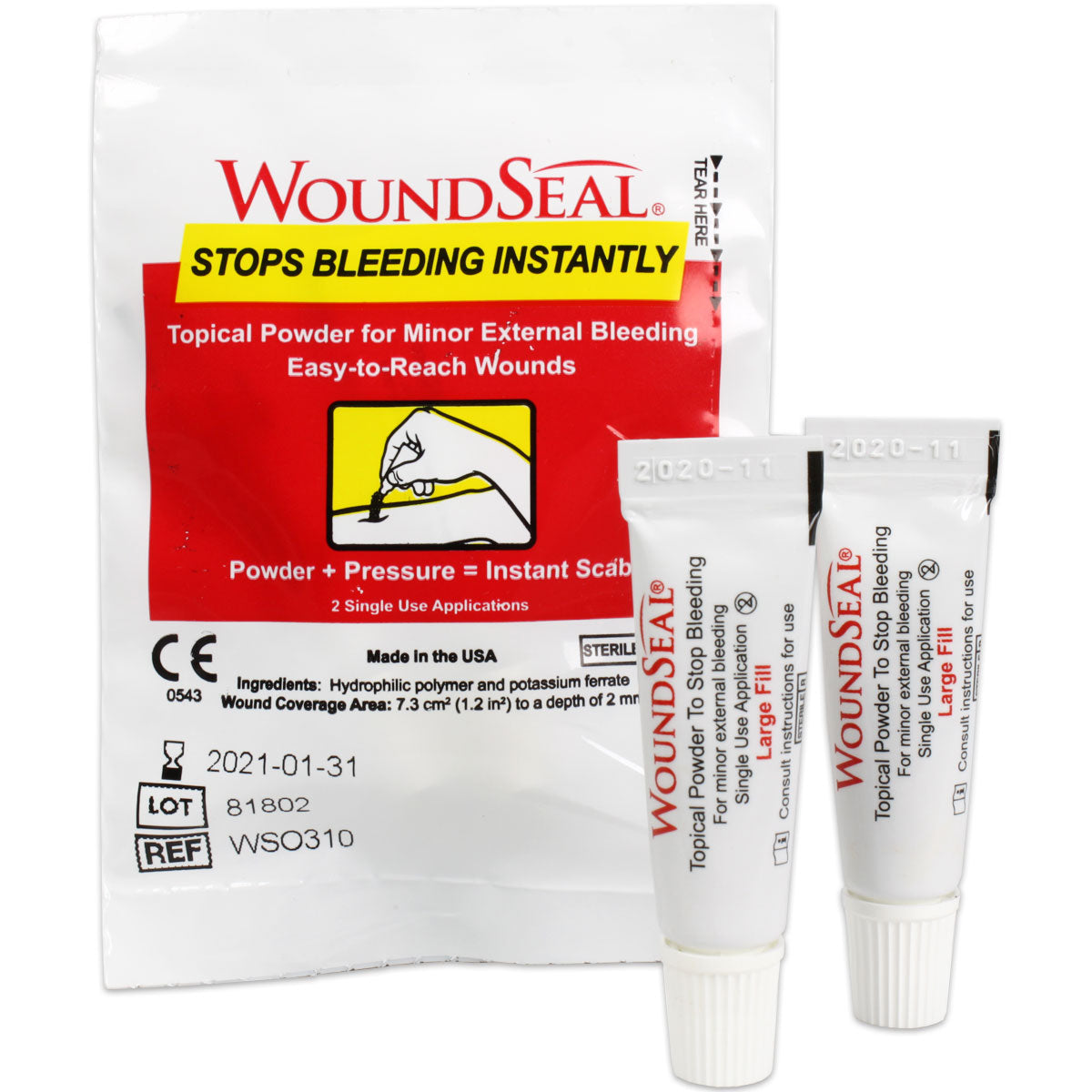 QR for Cuts & Lacerations - 2 Application / Pack - OVERLANDERS Outfitter
