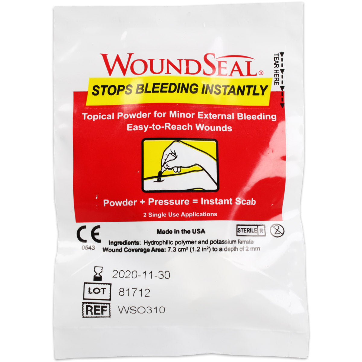 QR for Cuts & Lacerations - 2 Application / Pack - OVERLANDERS Outfitter