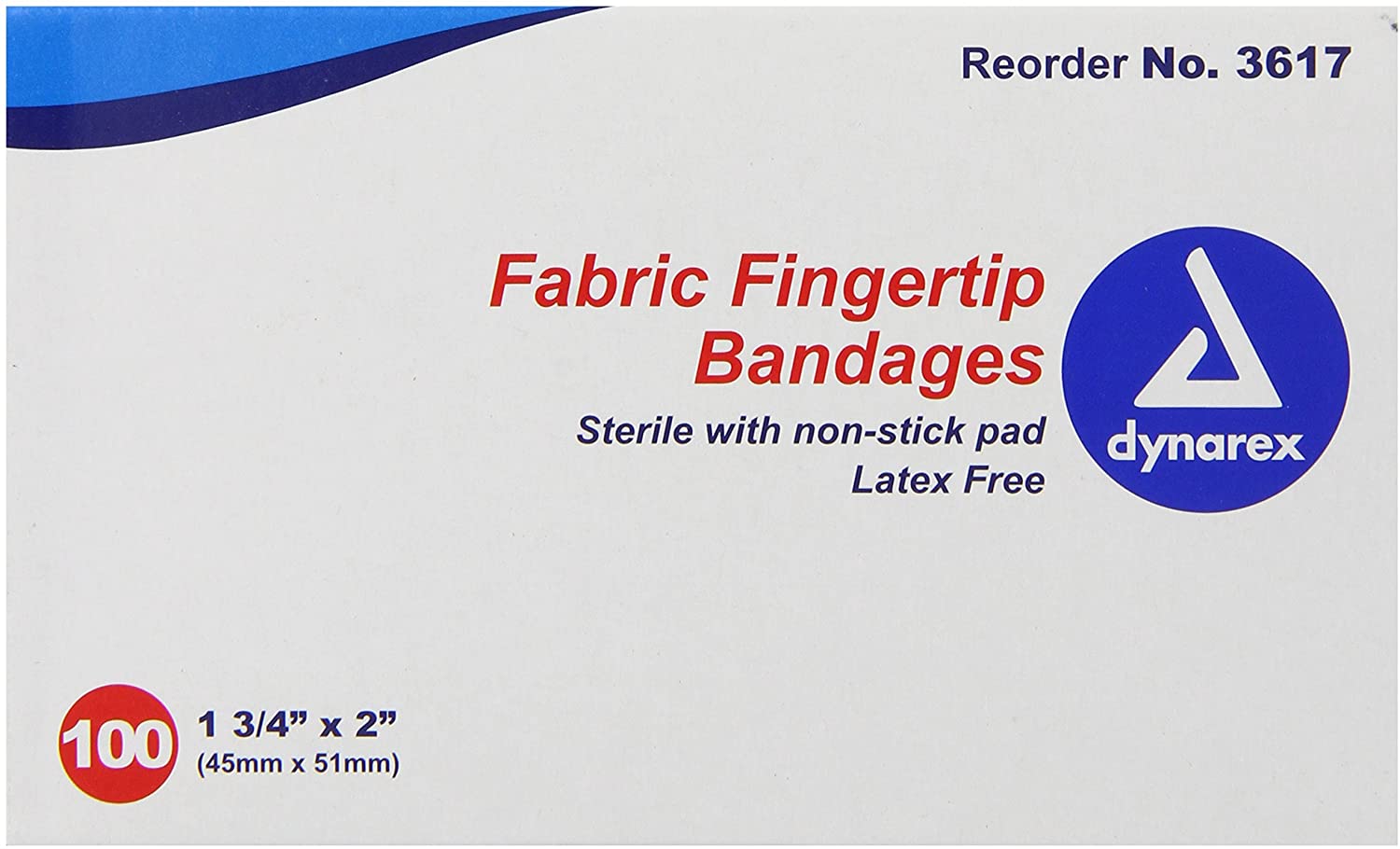 Fabric, Fingertip Bandage, 100 Per Box - We The Collective