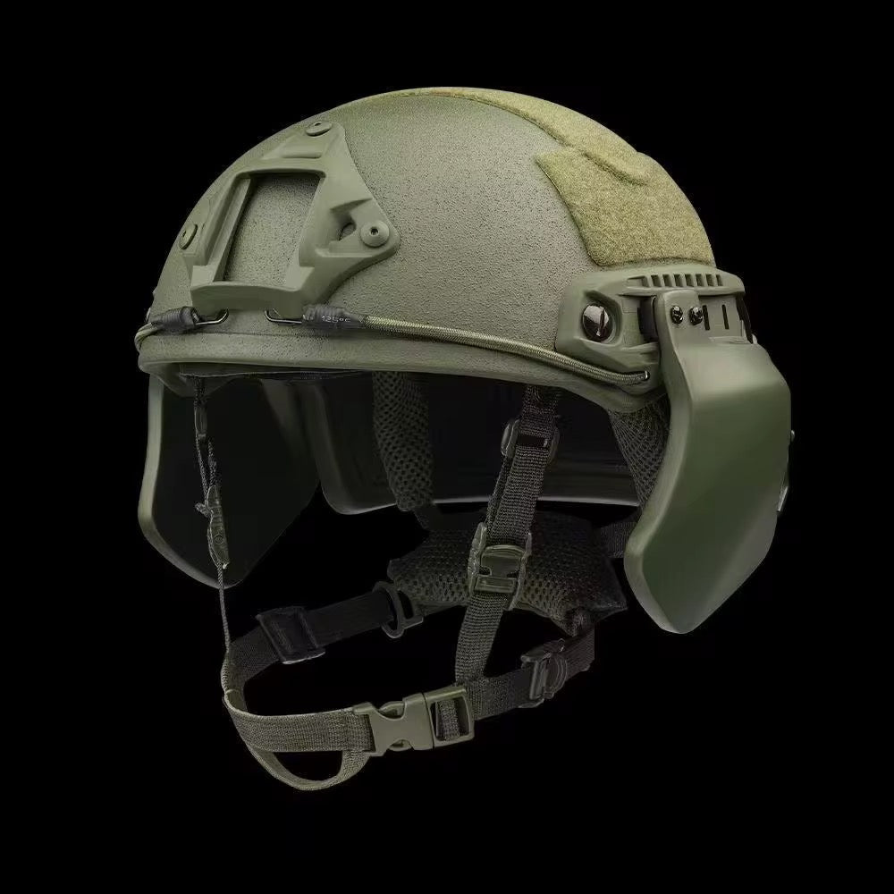 “Ear Armor” Attachable Side Helmet Protection for High Cut Helmet: Tested to LEVEL IIIA - OVERLANDERS Outfitter