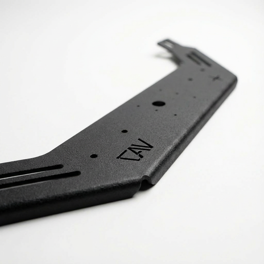 Canyon Adventure Vans NAV-Mount™ V2, a sturdy mount designed for easy installation in your vehicle, made in Utah.