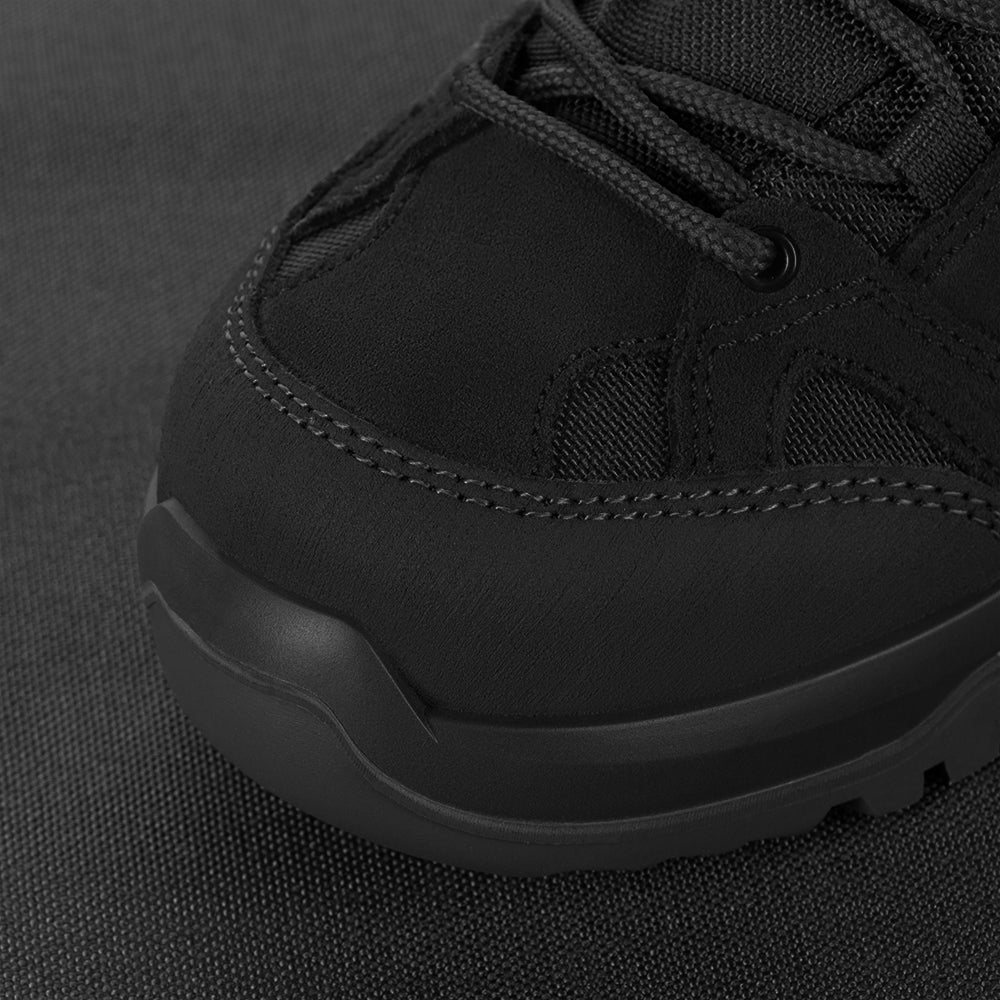 M-Tac Tactical Boots Demi-Season Pro Line in black, showing sturdy leather and durable sole designed for tactical use.
