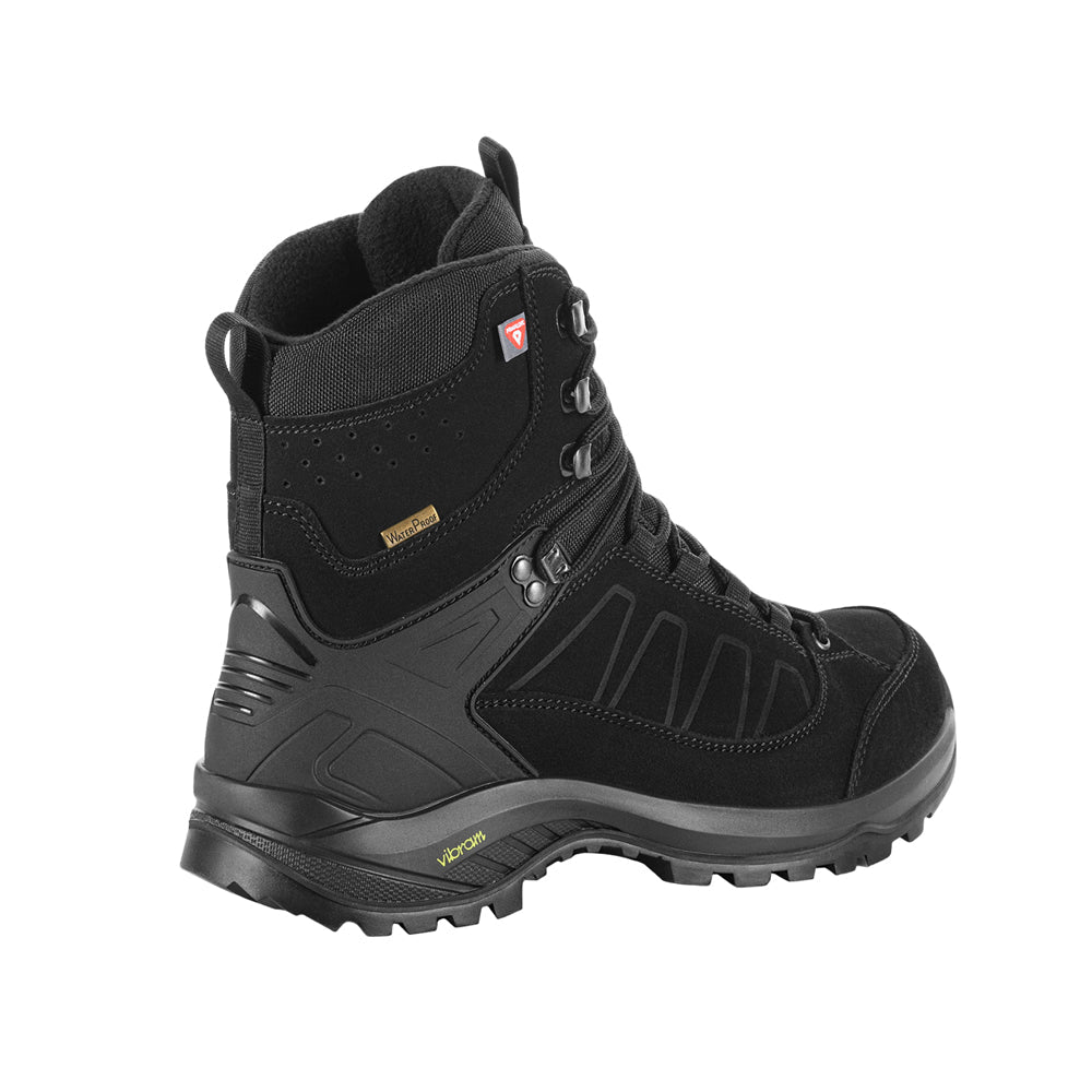 M-Tac tactical winter boots featuring rugged design, reinforced soles, and insulated material for cold weather outdoor use.