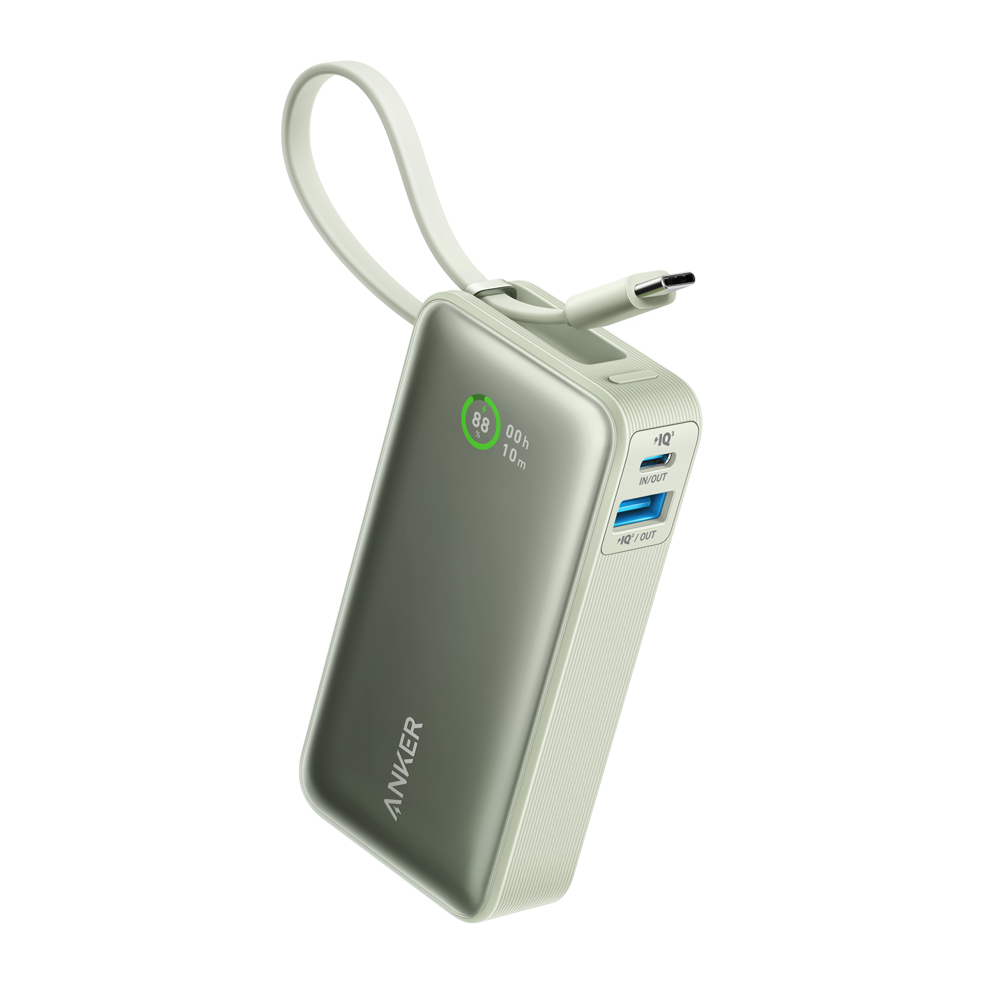 Anker Nano Power Bank (30W, Built-In USB-C Cable) - We The Collective