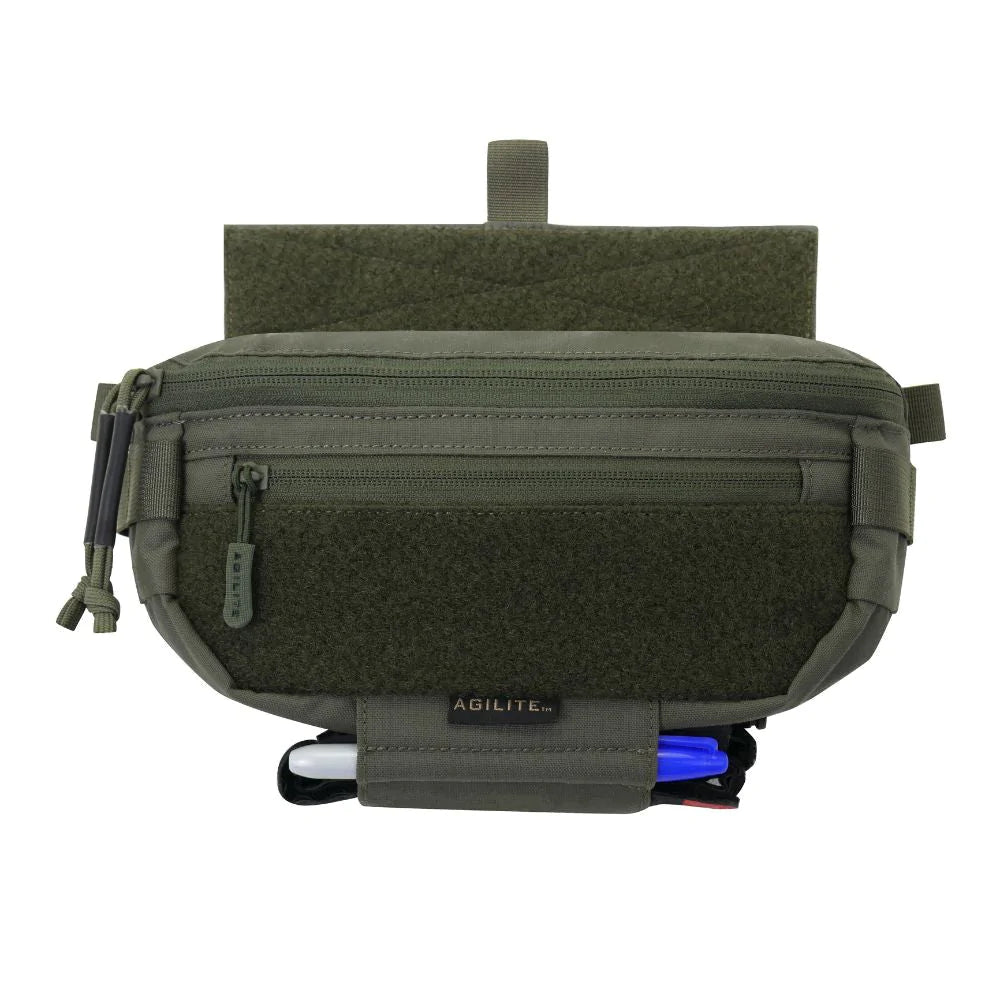 Six pack HCC Tactical hanger pouch for tactical gear, featuring durable material and multiple compartments for versatile storage.
