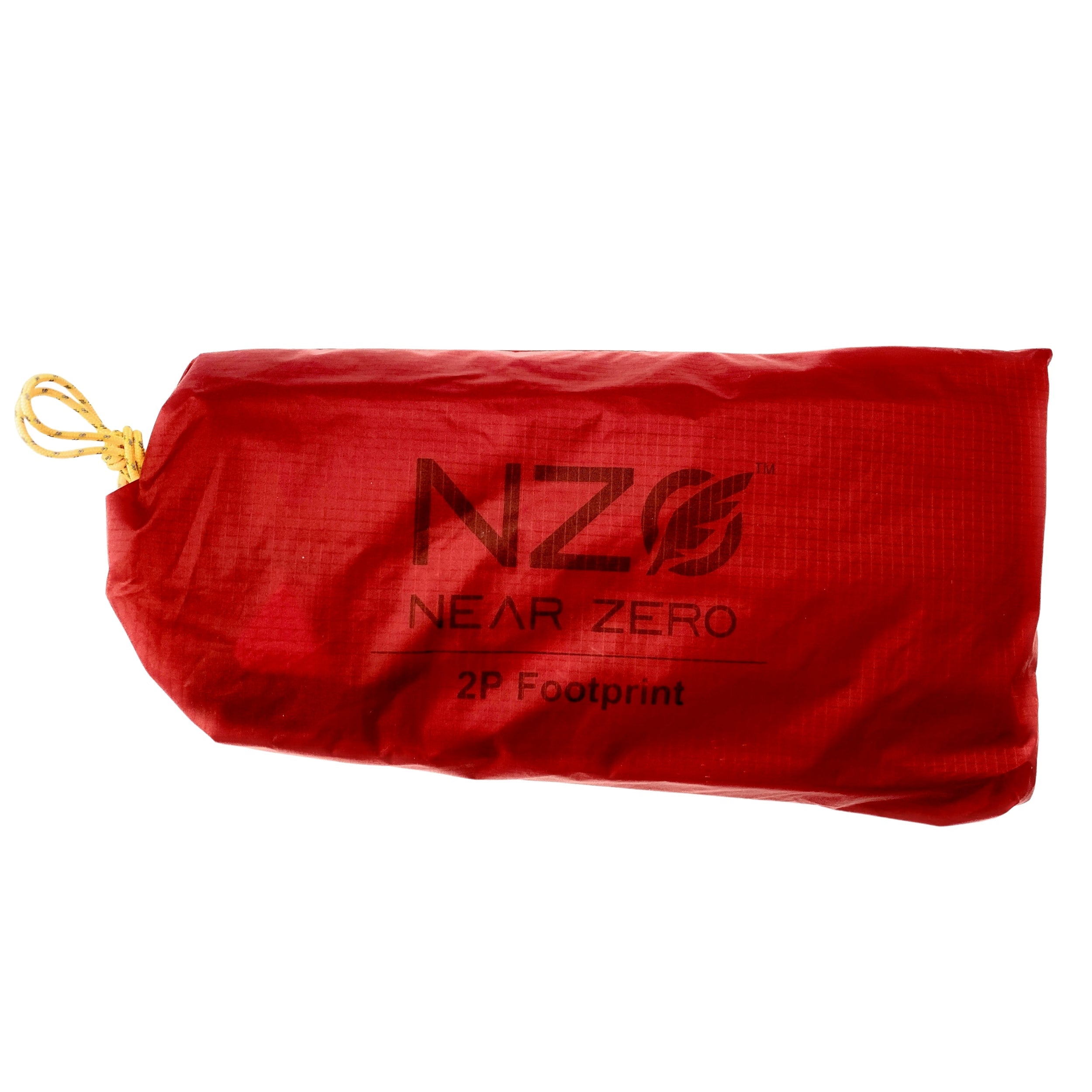 Near Zero Outdoor Gear 2P DynaLite Footprint accessory lying flat, designed to protect a tent floor during outdoor camping.