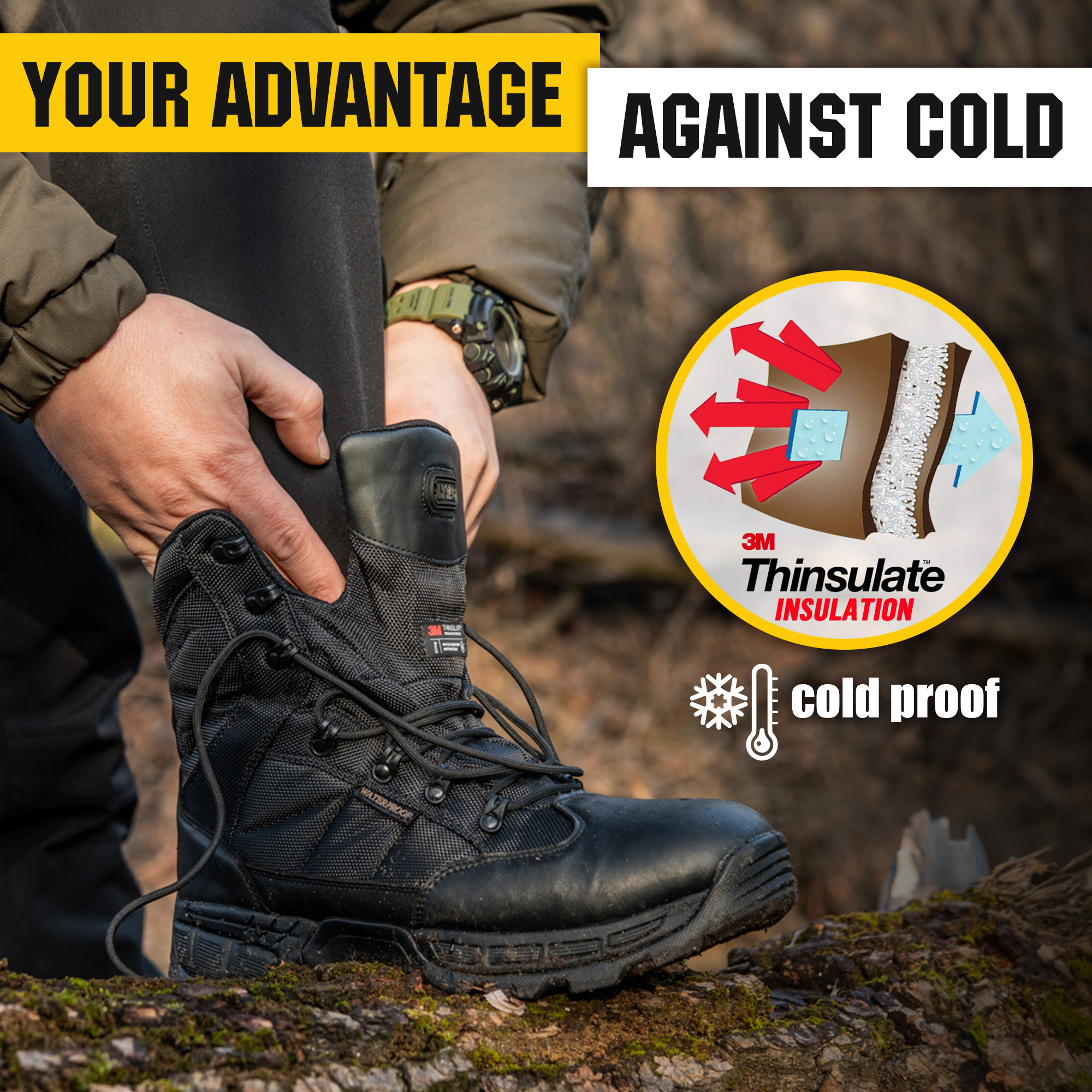 M-Tac Winter Tactical Boots Thinsulate - We The Collective