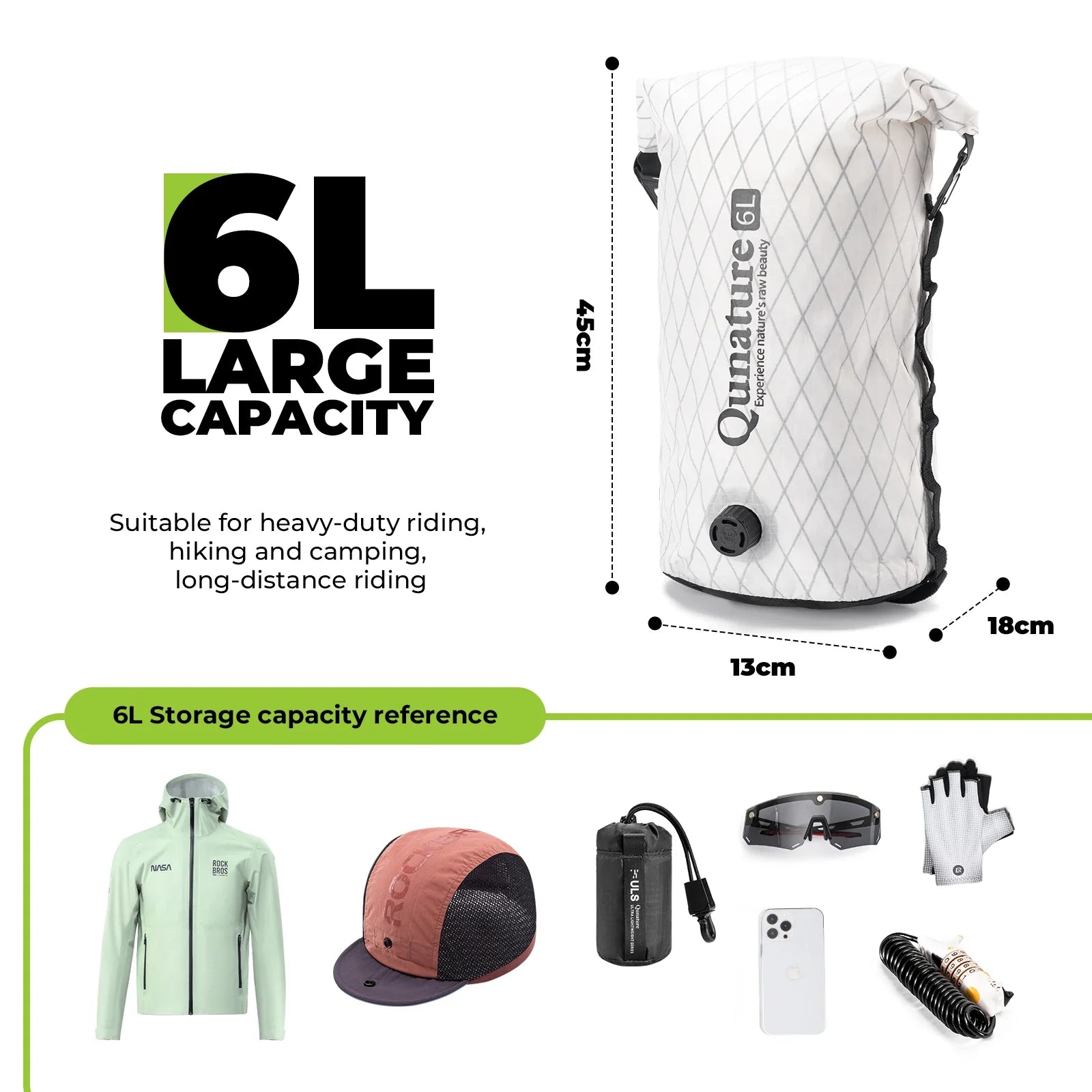 Waterproof Compression Bag for Bikepacking 6L/12L - We The Collective