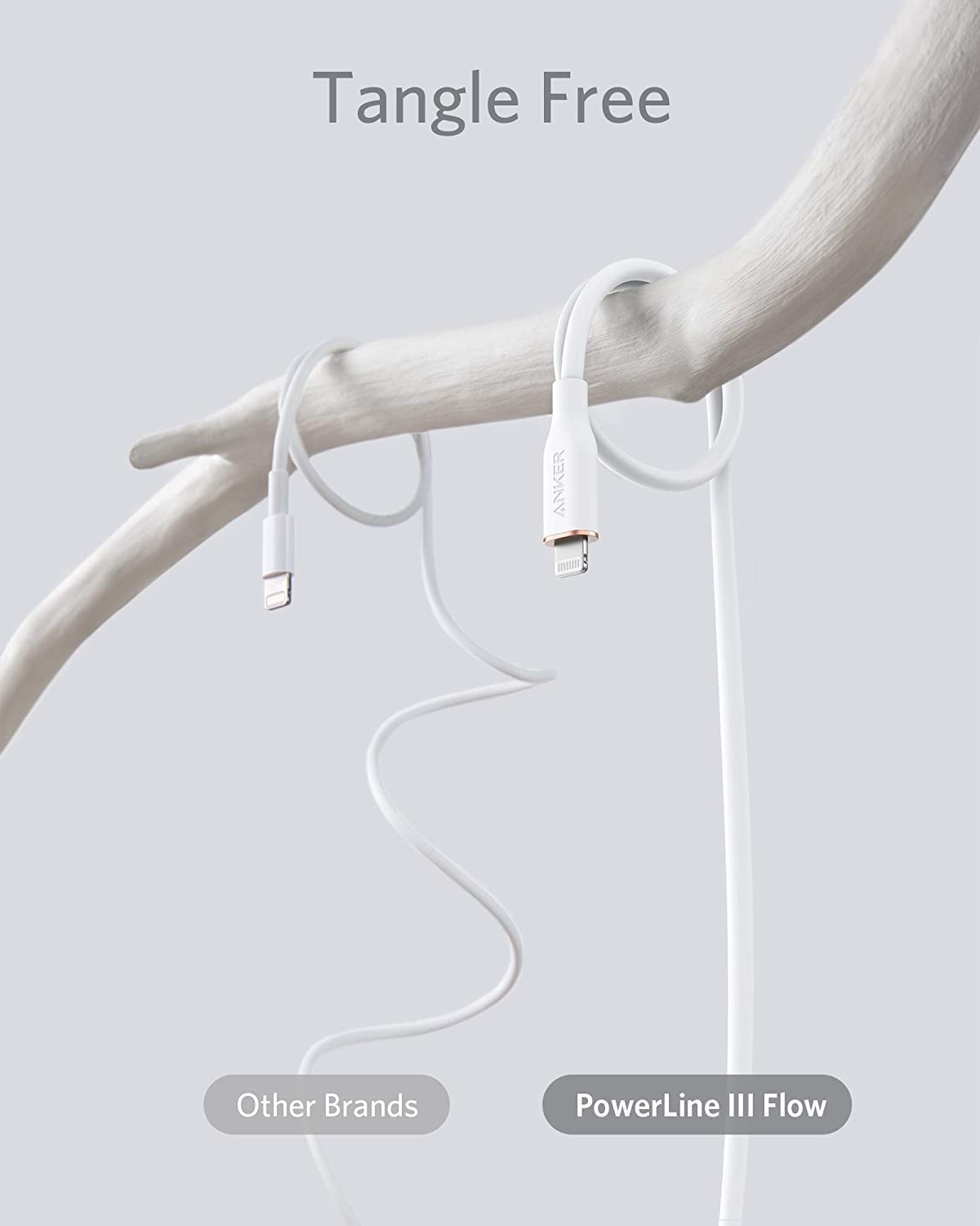 Anker <b>641</b> USB-C to Lightning Cable (Flow, 3 ft Silicone) - We The Collective