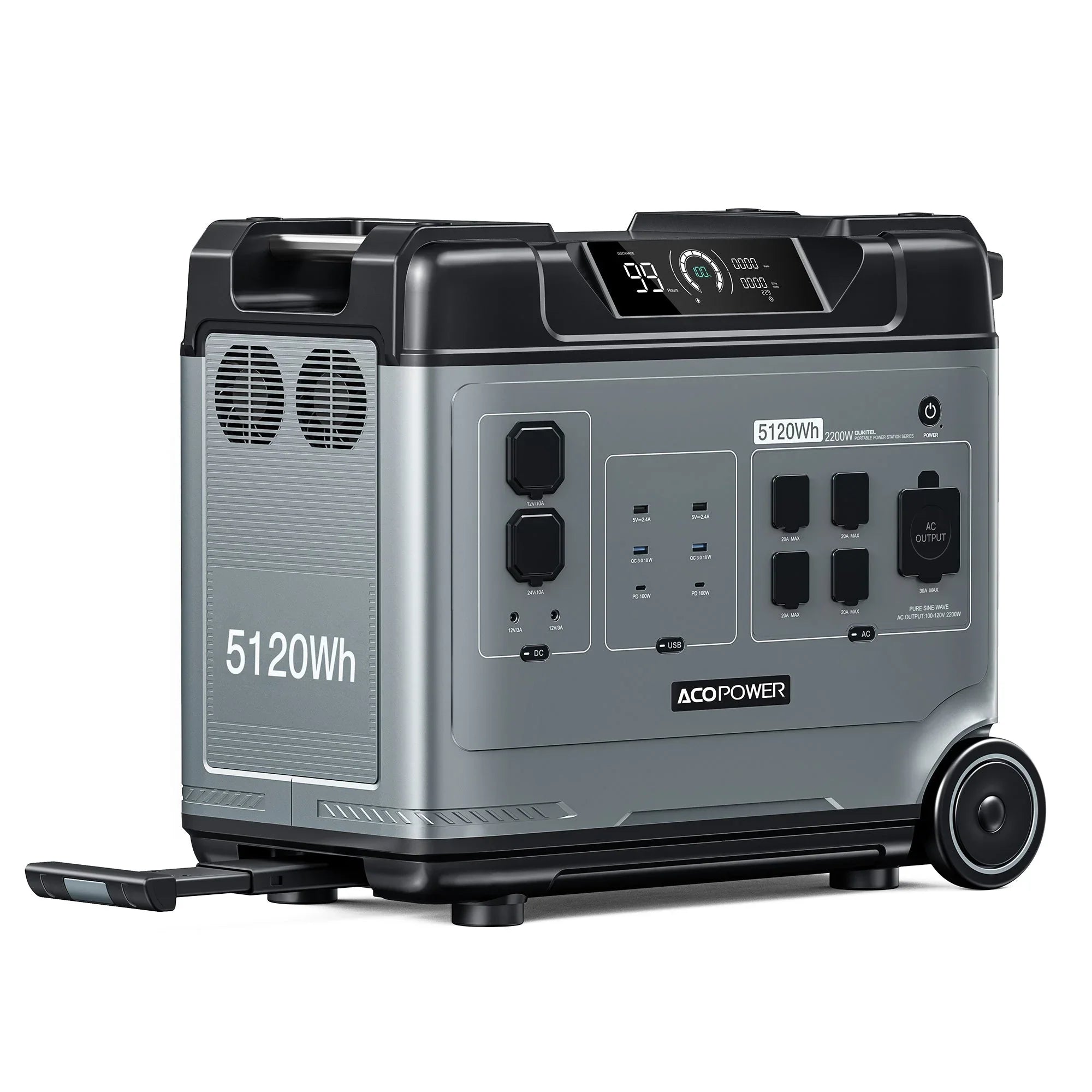 P5000 Portable Power Station 5120Wh/2200W - We The Collective