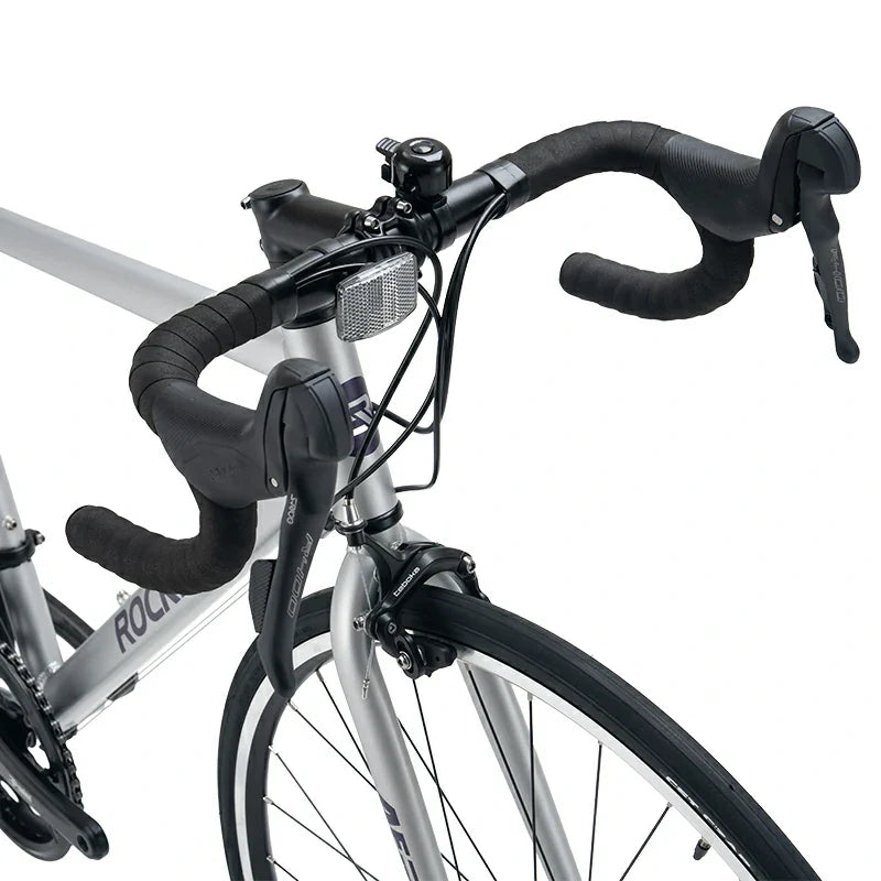 RockBros-US AERIX aluminum road bike with lightweight frame and drop handlebars, suitable for endurance cycling.
