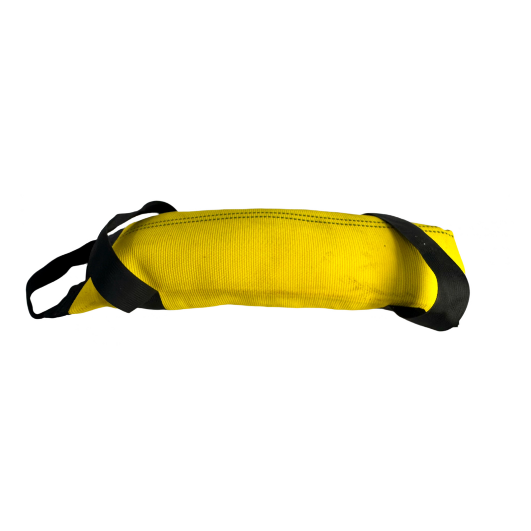 Recycled Firefighter Spark Starter Workout Battle Bag with adjustable straps and durable design for fitness training.