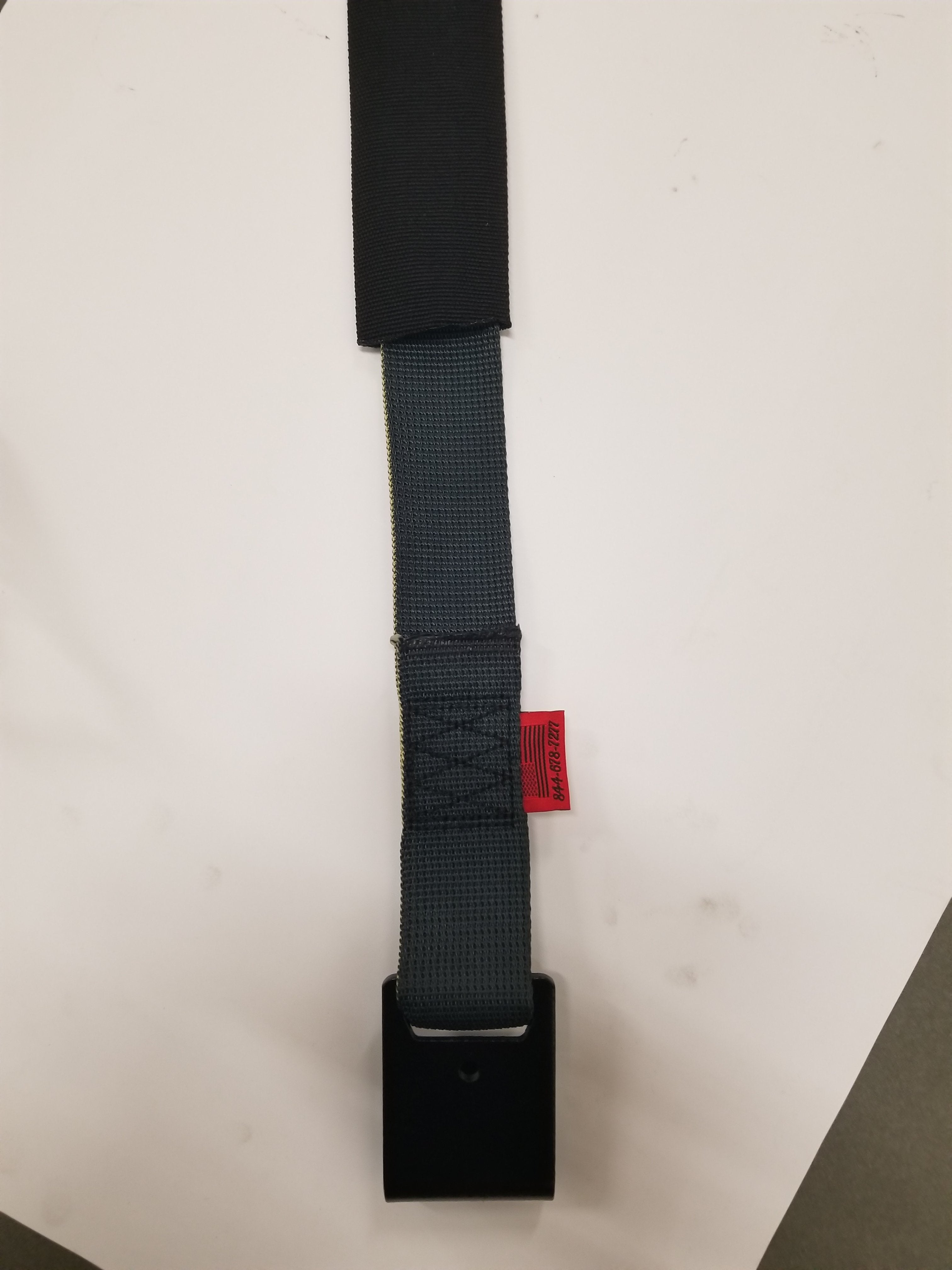 1" Black Aramid Fiber Webbing - PRICE PER FT| BLACK - We The Collective