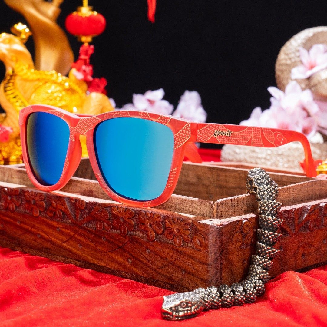 Rare Air Discs Serpentine Dream polarized sunglasses with sleek frame and vibrant lens, perfect for stylish accessories.