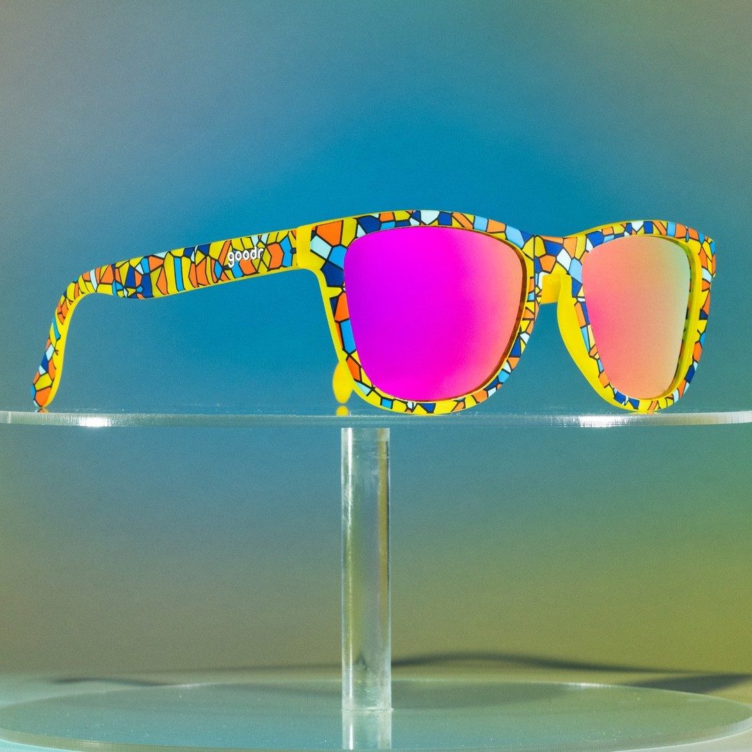Rare Air Discs Off To Shatter Island OG Polarized Sunglasses in a lifestyle setting with sleek design and polarized lenses