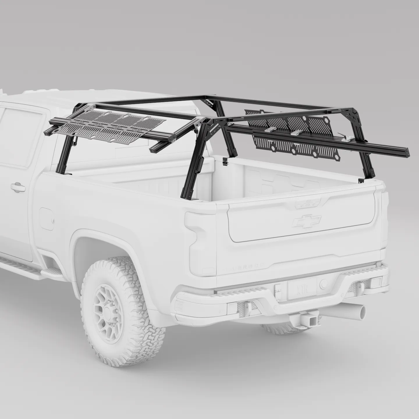 Chevy Silverado / GMC Sierra 2500HD &amp; 3500HD Pre-configured XTR1 Bed Rack - OVERLANDERS Outfitter