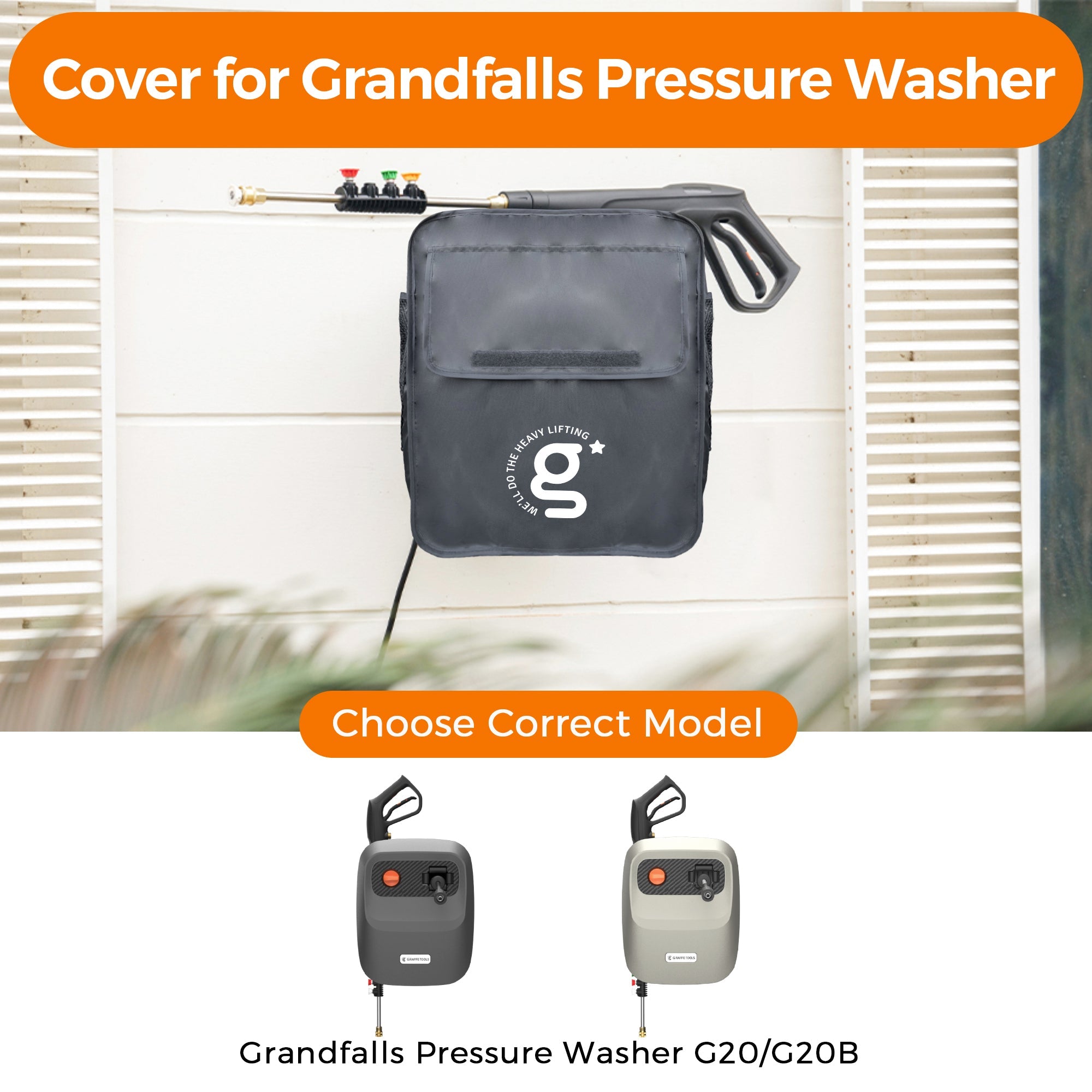 Grandfalls Retractable Pressure Washer Cover - OVERLANDERS Outfitter