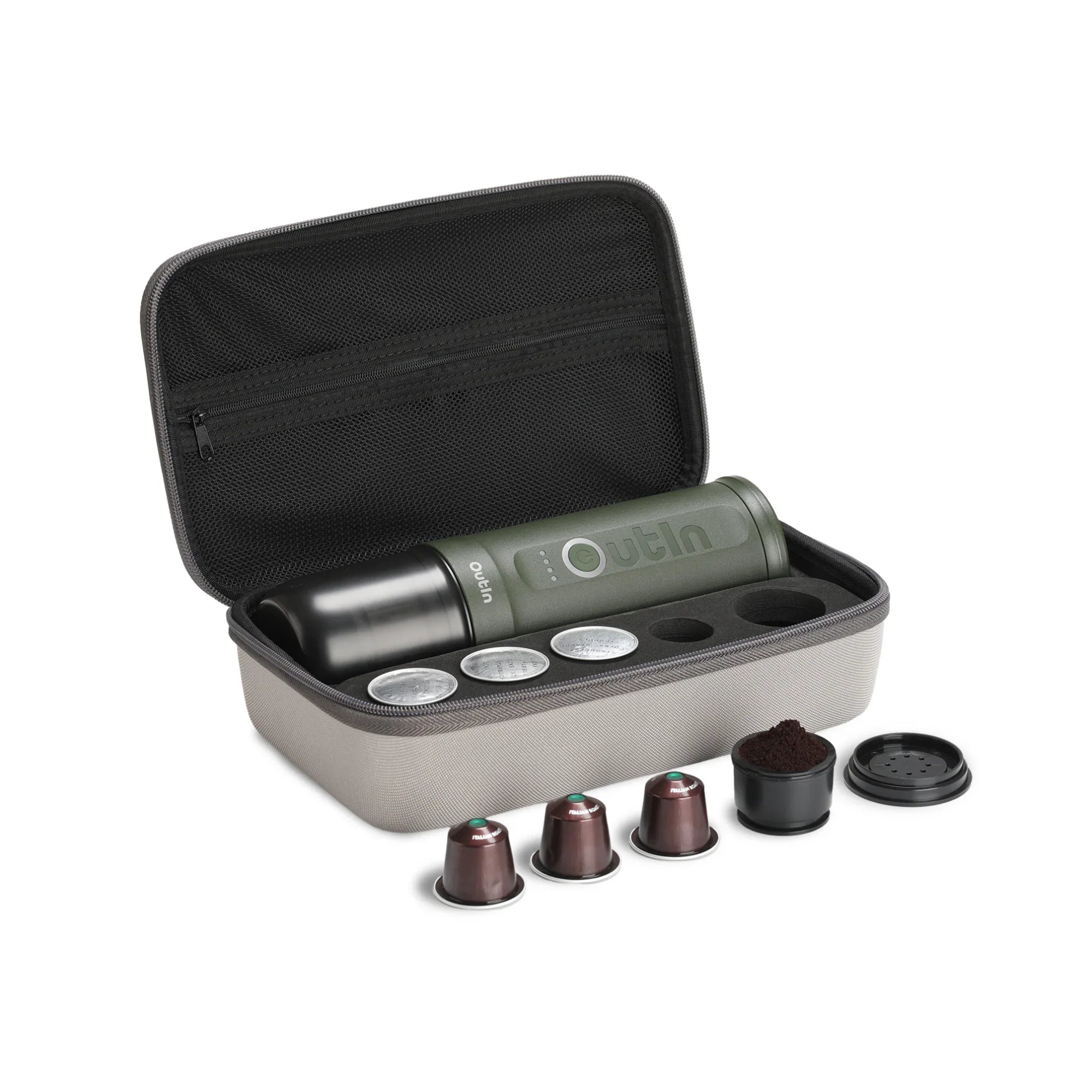 Traveler Espresso Gift Set (Forest Green) - OVERLANDERS Outfitter
