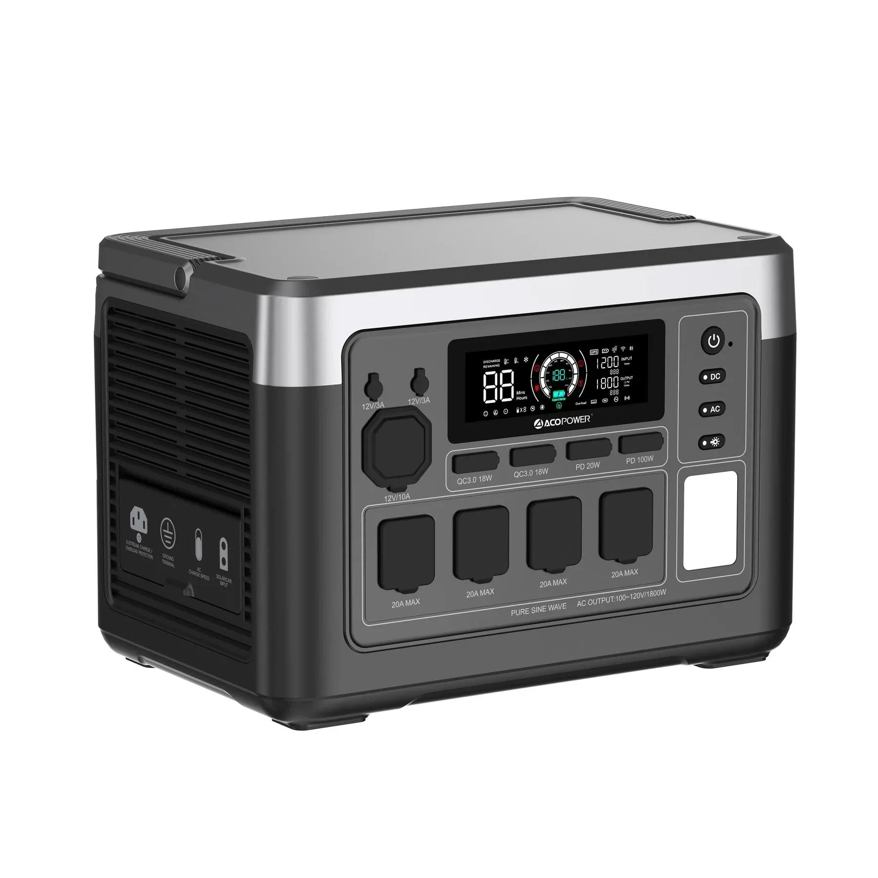 ACOPOWER P1000 PLUS Portable Power Station 1800W/1024Wh - We The Collective