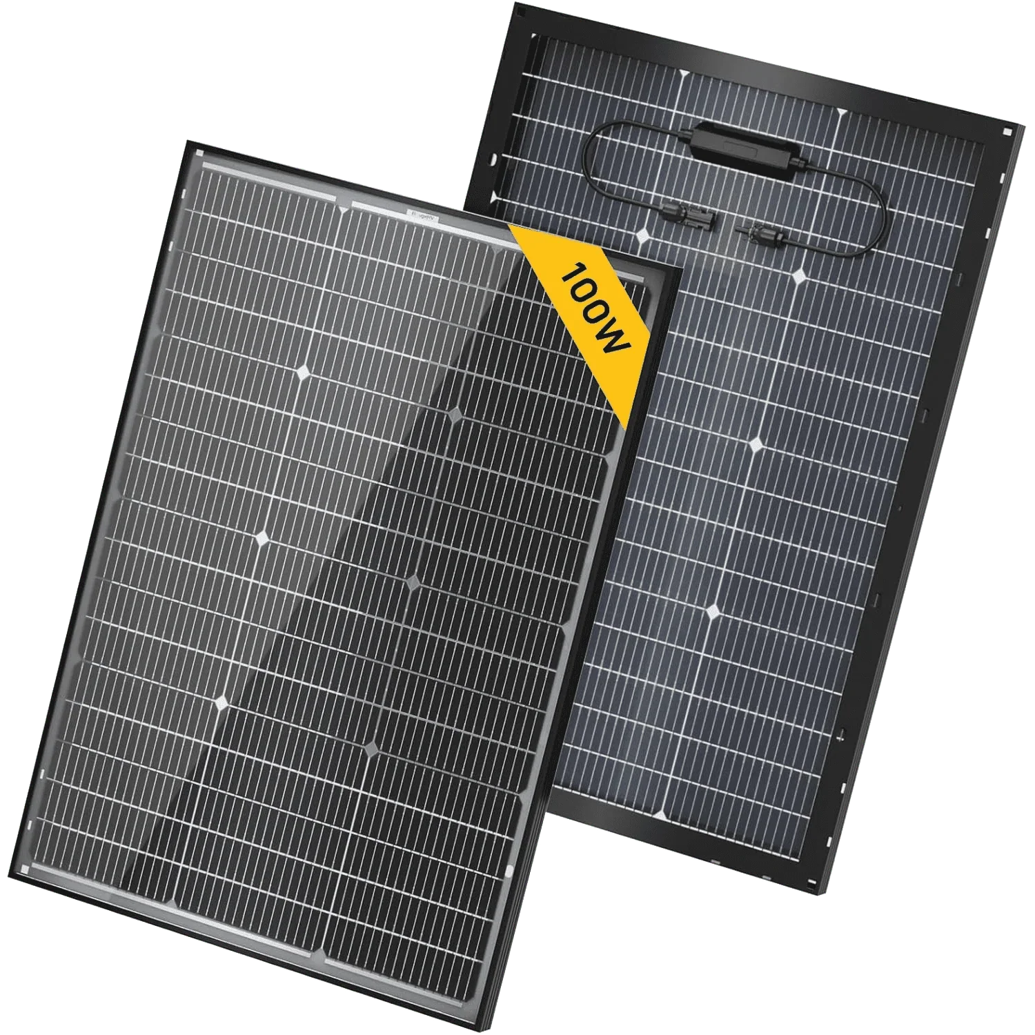 BougeRV 16BB N-Type 12V/24V 100 Watt Bifacial Solar Panel - We The Collective
