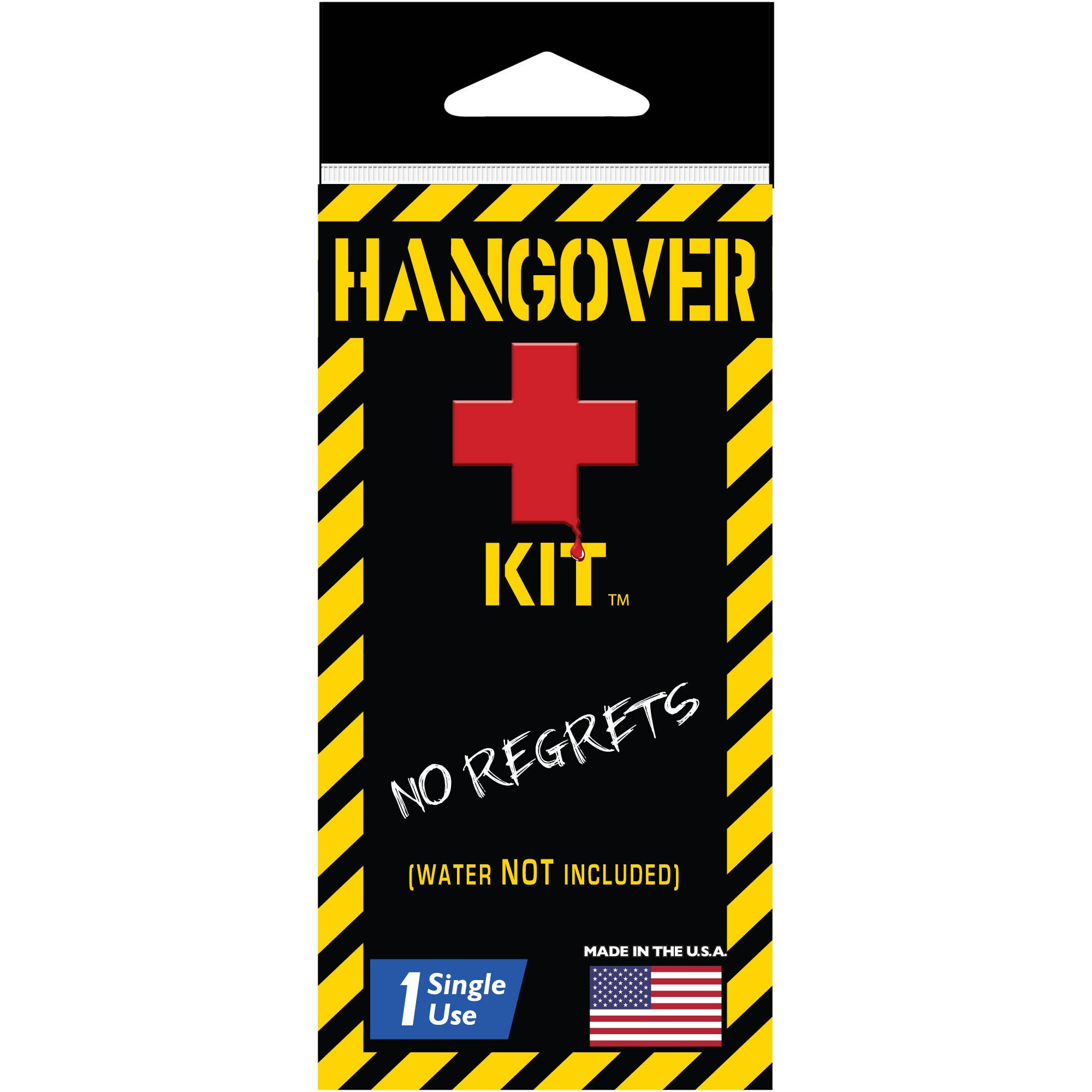 Alpenglow Readiness Supply outdoor hangover kit with essential recovery items in a compact, portable bag.