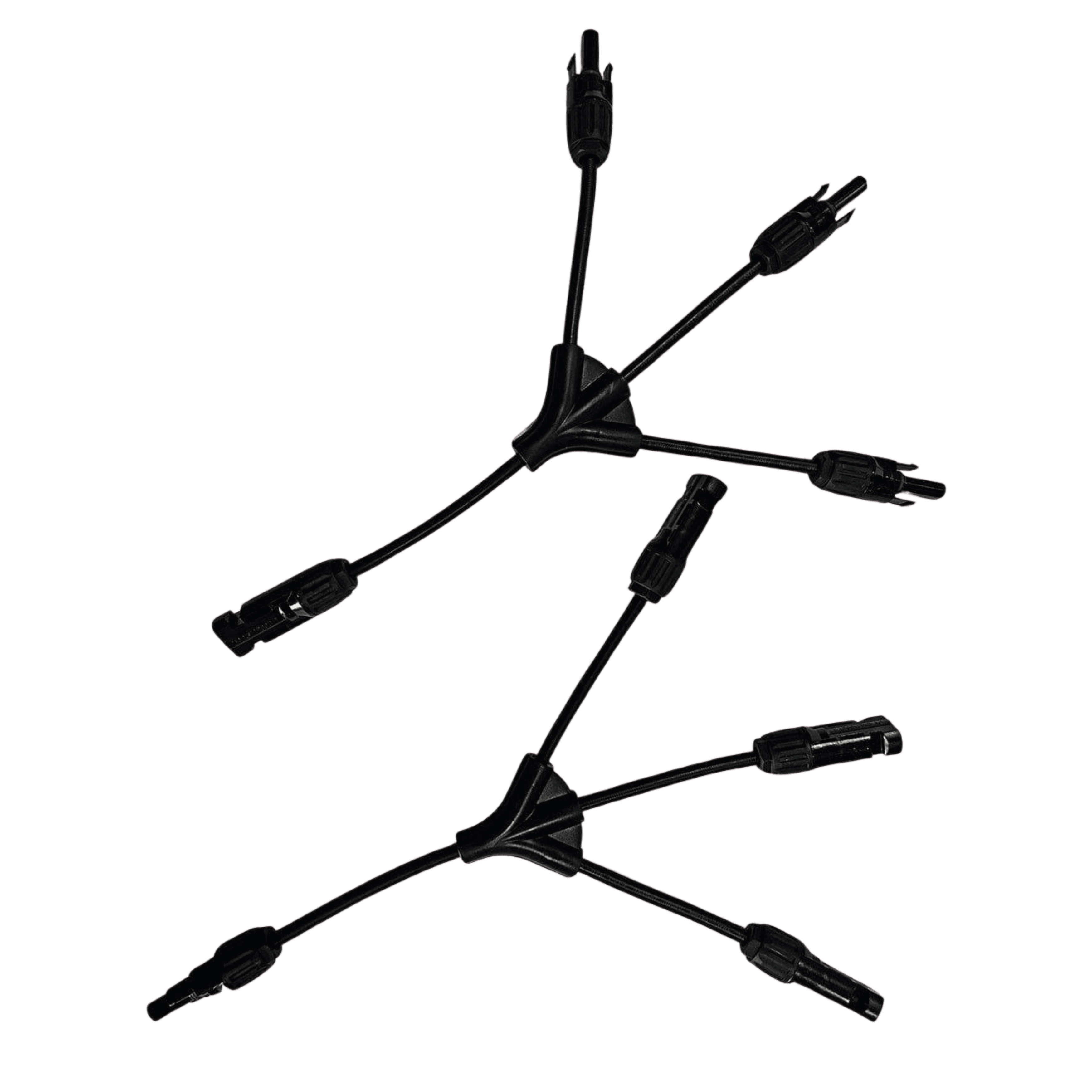 Nature's Generator 3-Way MC4 branch connector for solar panel wiring, designed for Nature's Generator Elite models.