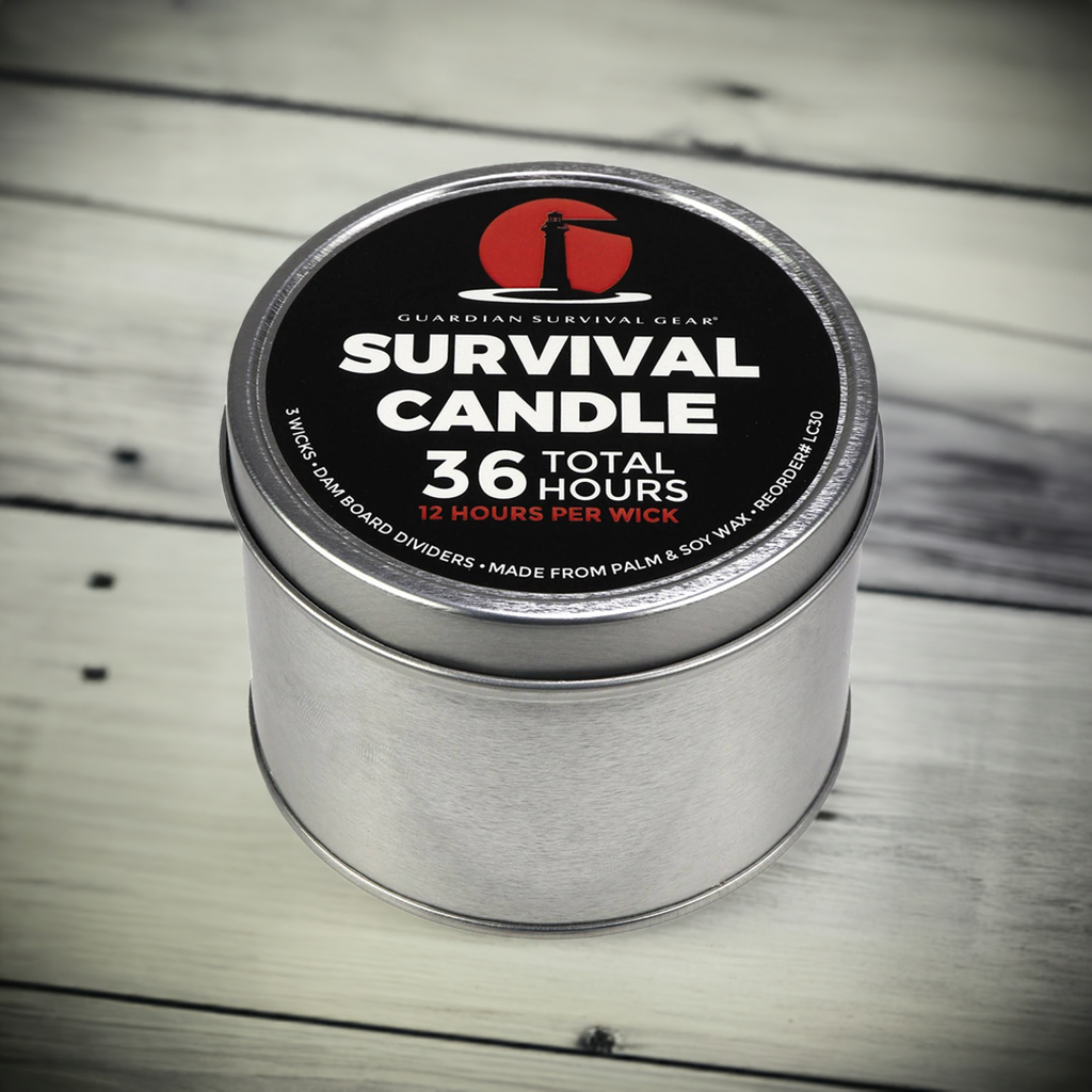 3-Wick 36-Hour Emergency Survival Candle | Long Burning Soy Blend - We The Collective
