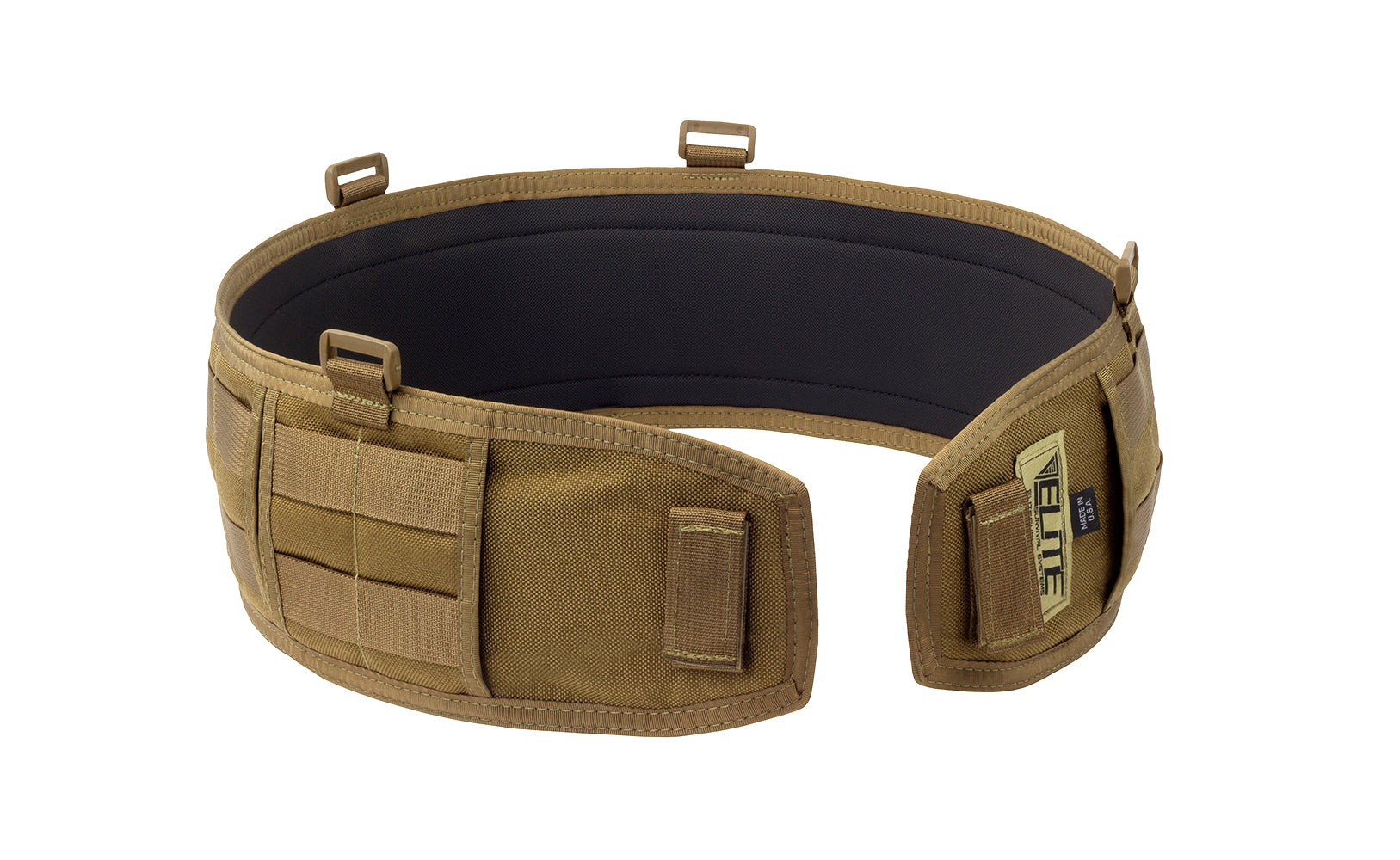 Elite Survival Systems Sidewinder™ MOLLE Battle Belt with adjustable straps and multiple pouches for tactical gear.