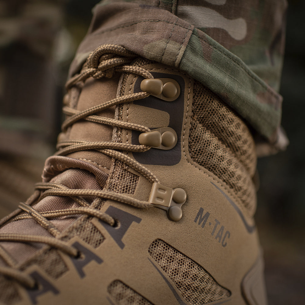 M-Tac Iva Tactical Summer Boots with rugged design, durable material, and ankle support suitable for outdoor and tactical use.