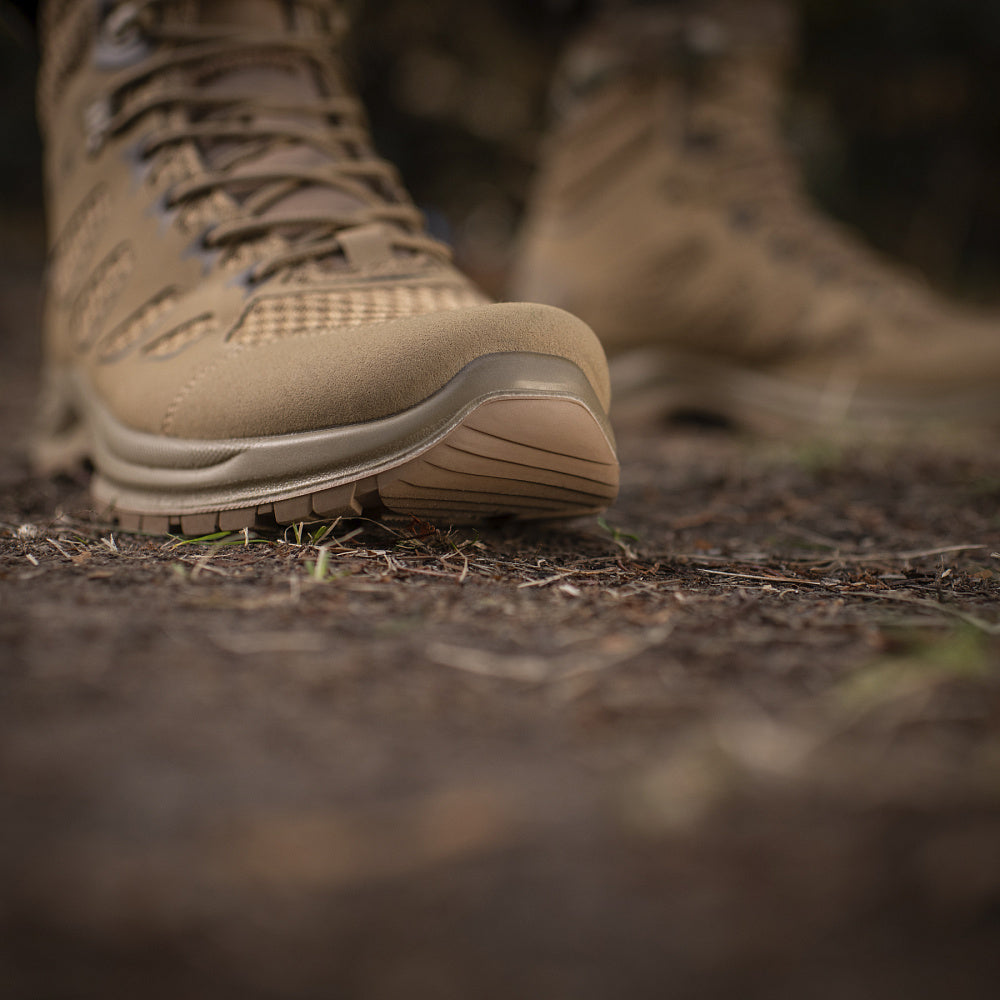 M-Tac Tactical Summer Boots Iva with durable leather and breathable fabric, featuring rugged soles for outdoor tactical use.