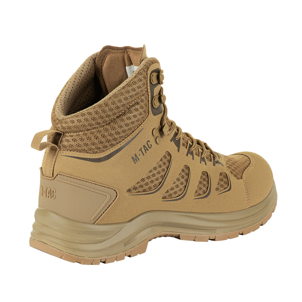 M-Tac Tactical Summer Boots Iva with durable leather and breathable fabric, featuring rugged soles for outdoor military use.