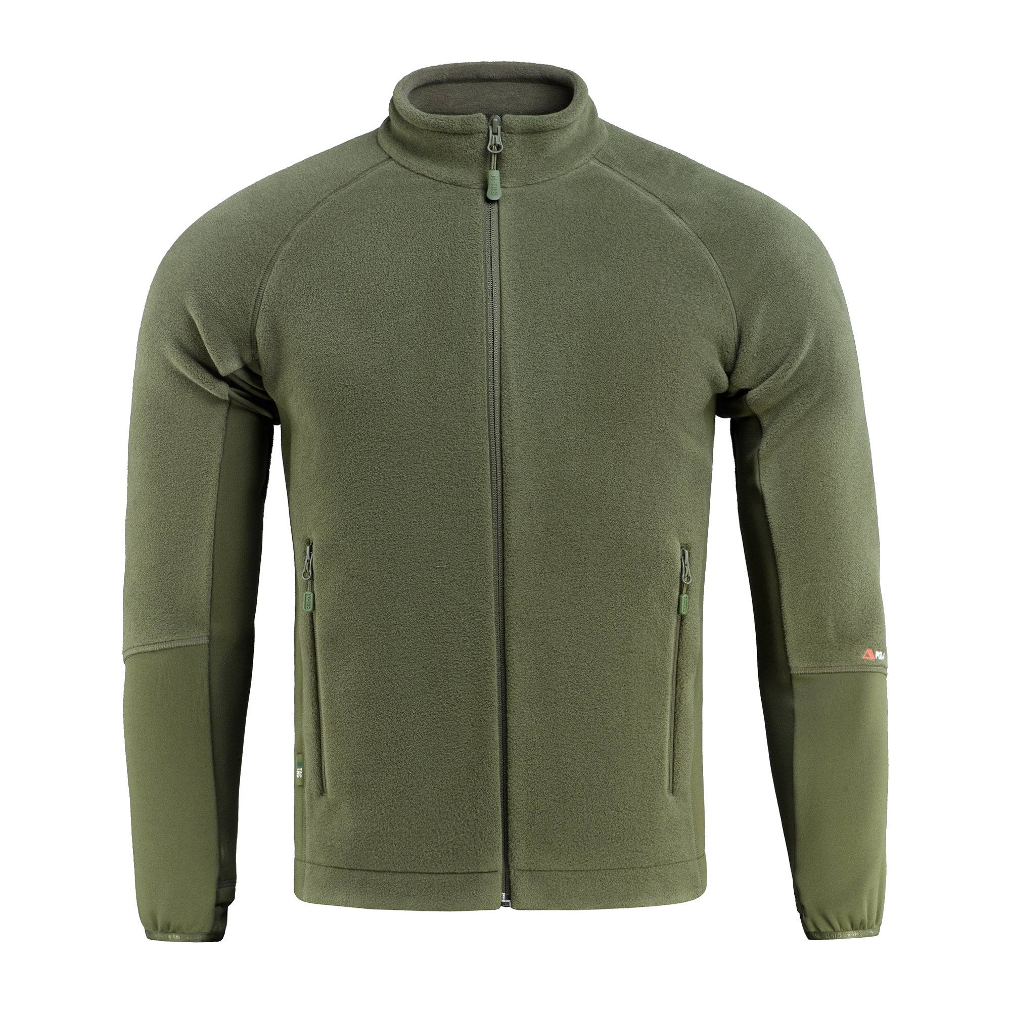 M-TAC Polartec fleece jacket in dark color, showcasing a comfortable fit and versatile outdoor design.