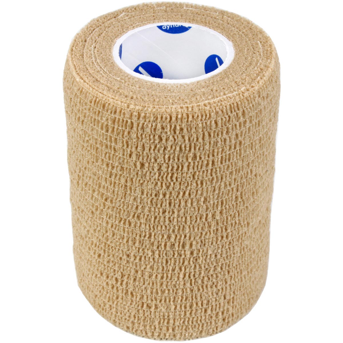 Tan Sensi Wrap self-adherent bandage, 3-inch by 5 yards, flexible medical wrap for securing dressings and support.