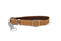 Martingale Khaki Leather Dog Collar - OVERLANDERS Outfitter