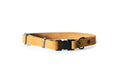 Sport Style Khaki Leather Dog Collar - OVERLANDERS Outfitter