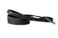Sport Style Midnight Black Leather Leash - OVERLANDERS Outfitter