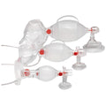 Ambu Spur II Disposable Infant BVM resuscitator, CPR equipment with bag-valve-mask for infant emergency ventilation.
