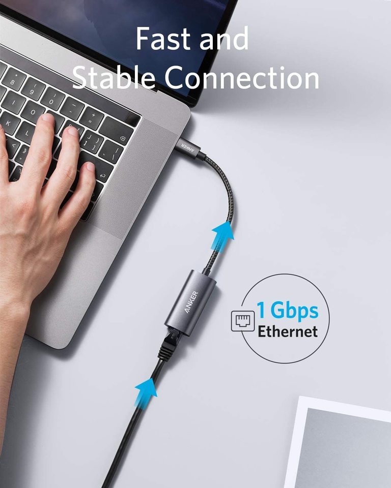 Anker <b>PowerExpand</b> USB-C to Gigabit Ethernet Adapter - We The Collective