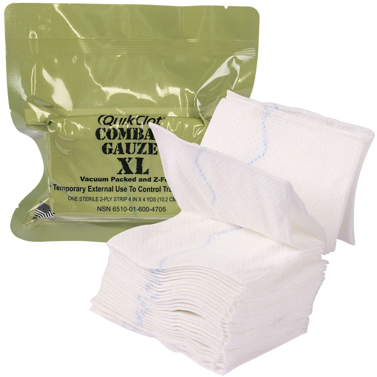 QuikClot Combat Gauze XL, Military - OVERLANDERS Outfitter