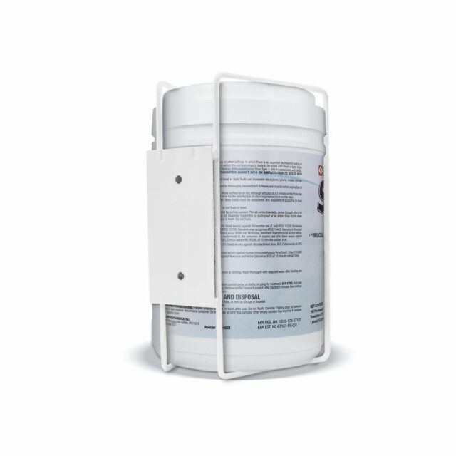 SaniZide Plus® surface disinfectant wipes in a 160 count canister, ideal for first aid supplies and sanitizing surfaces.