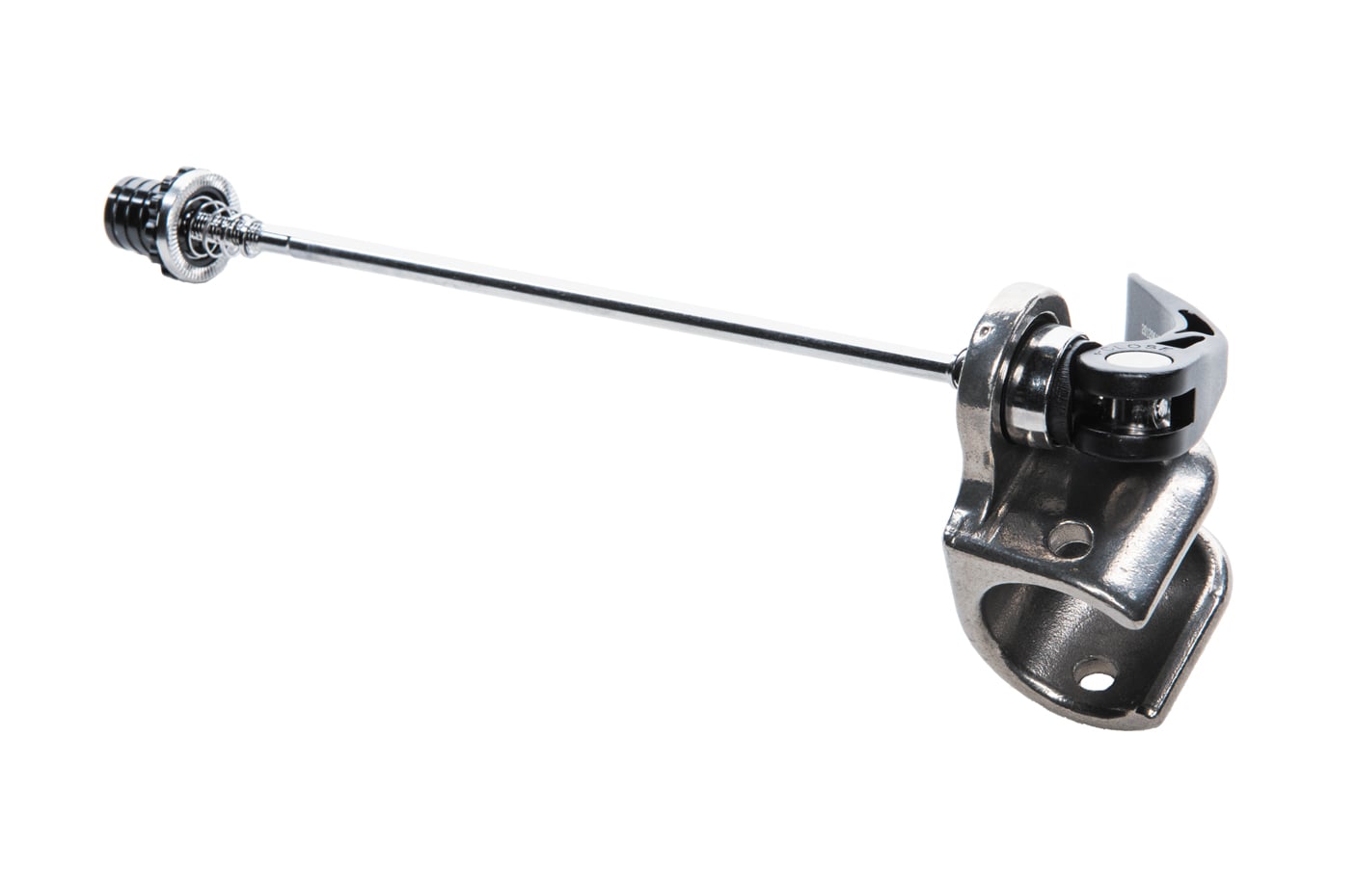 Backcountry Sportsman Thule axle mount exHitch cup for bike trailers, securely attaches to trailer axle for towing.