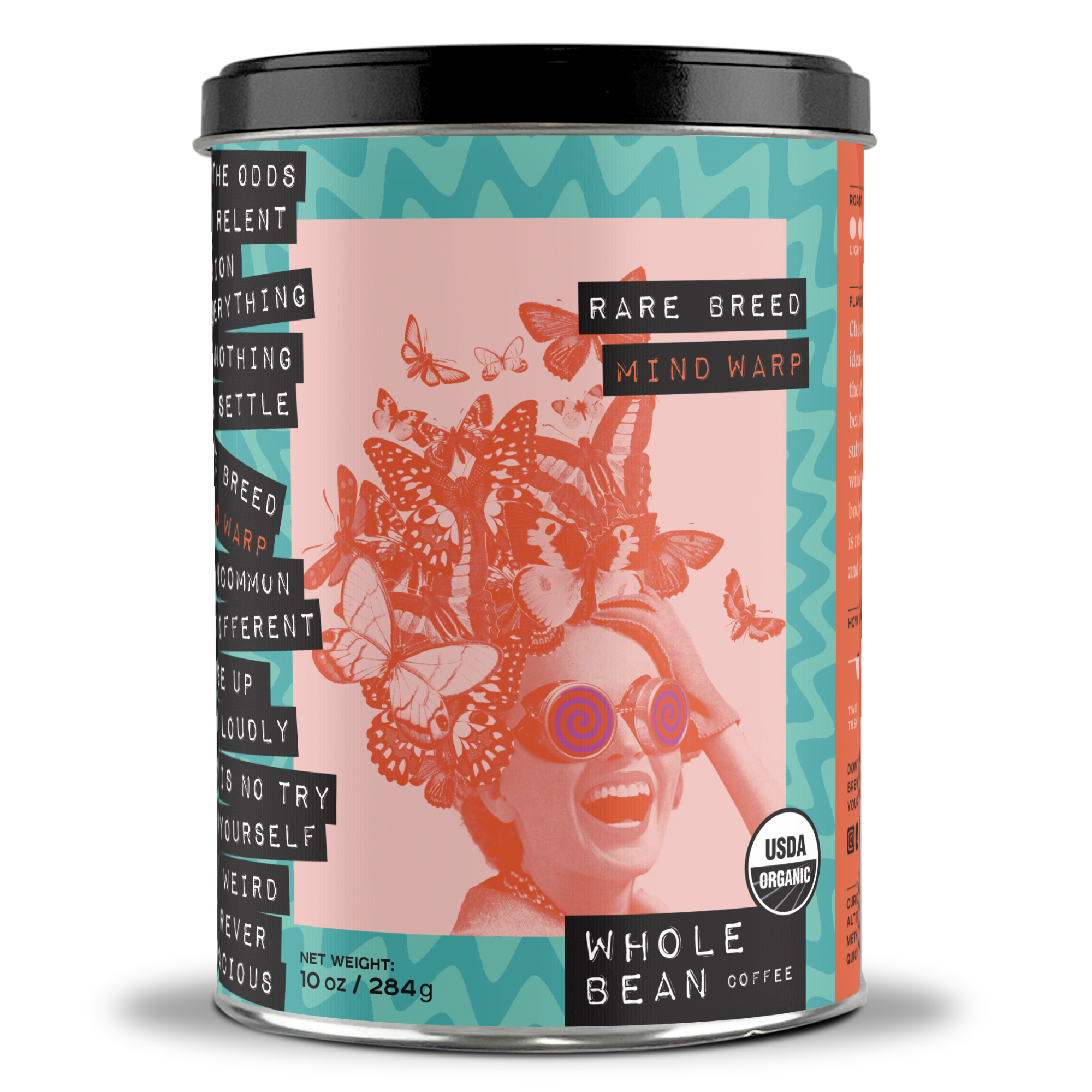 Light Roast Whole Bean Coffee, Mind Warp, 10oz Tin - OVERLANDERS Outfitter