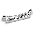 Allegedly - Hard Hat Decal - OVERLANDERS Outfitter