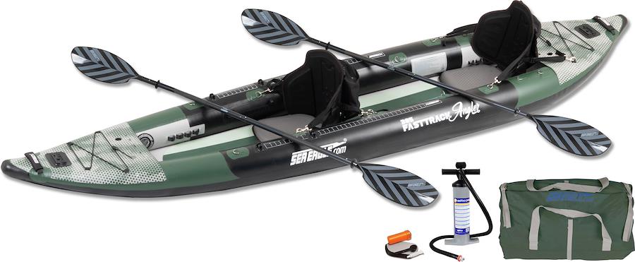 Backcountry Sportsman 385FTA FastTrack™ Pro Angler Package with fishing gear and accessories, ready for a day on the water.