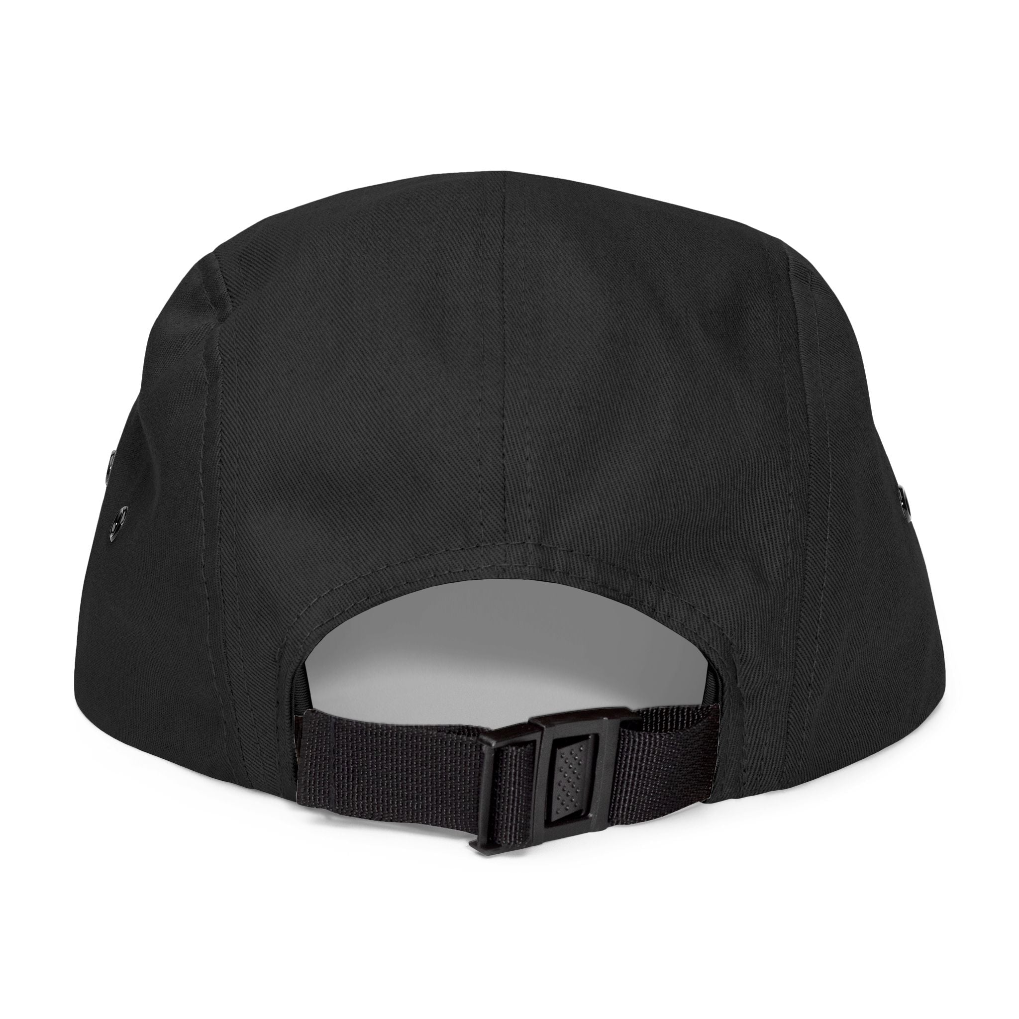 Embroidered 5 Panel Cap by In The Bag Disc Golf Company, showcasing adjustable hat with logo embroidery and casual style.