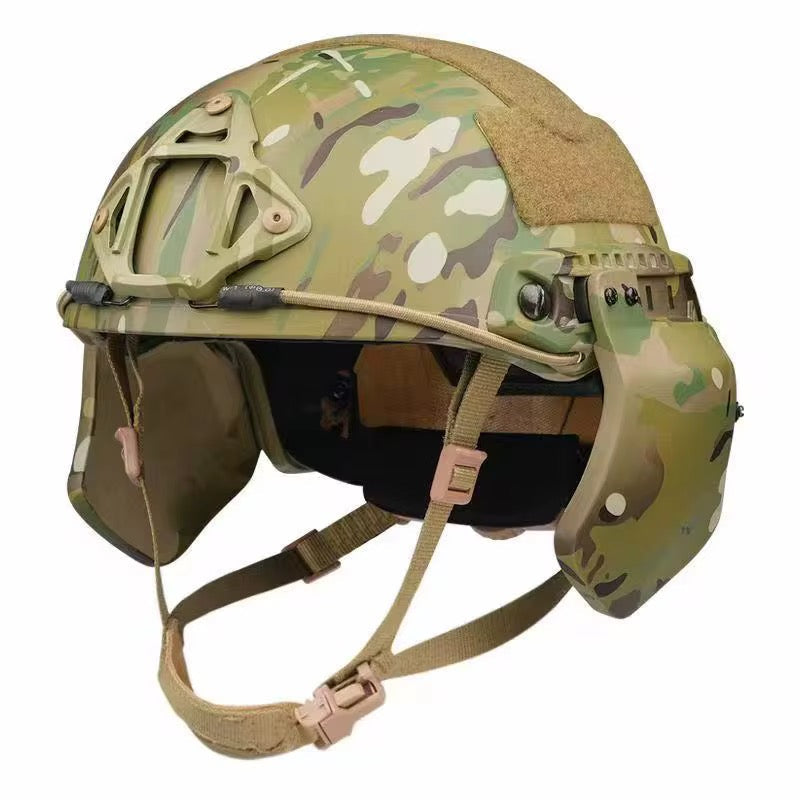 “Ear Armor” Attachable Side Helmet Protection for High Cut Helmet: Tested to LEVEL IIIA - OVERLANDERS Outfitter